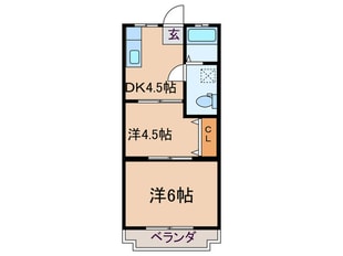 エクレールフジタの物件間取画像